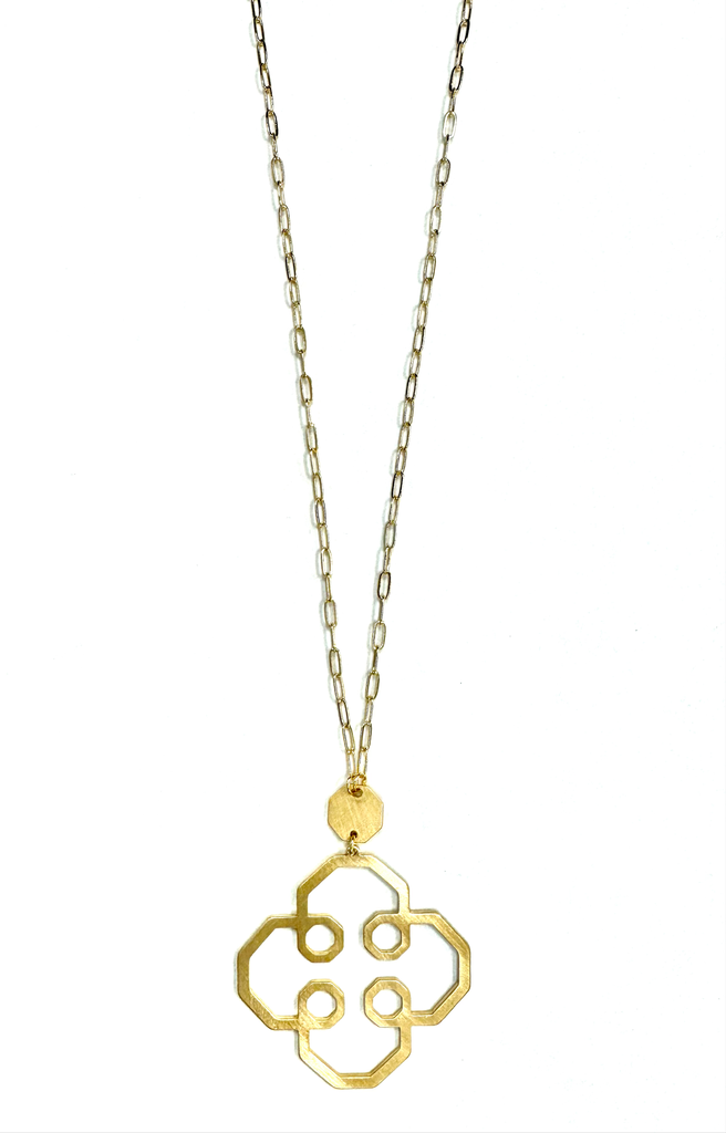 Geometric Pendant Necklace