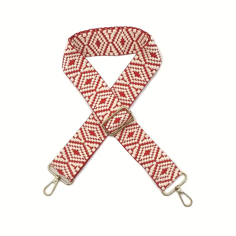 Skinny Embroidered Guitar Strap