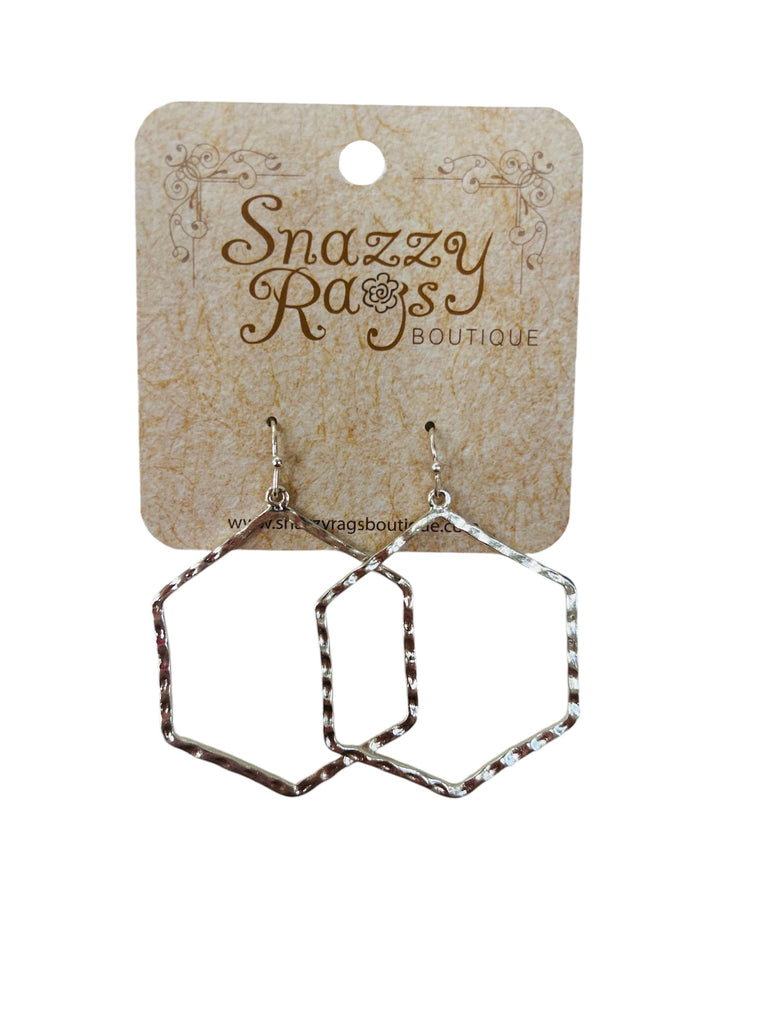 Hexagon Earrings