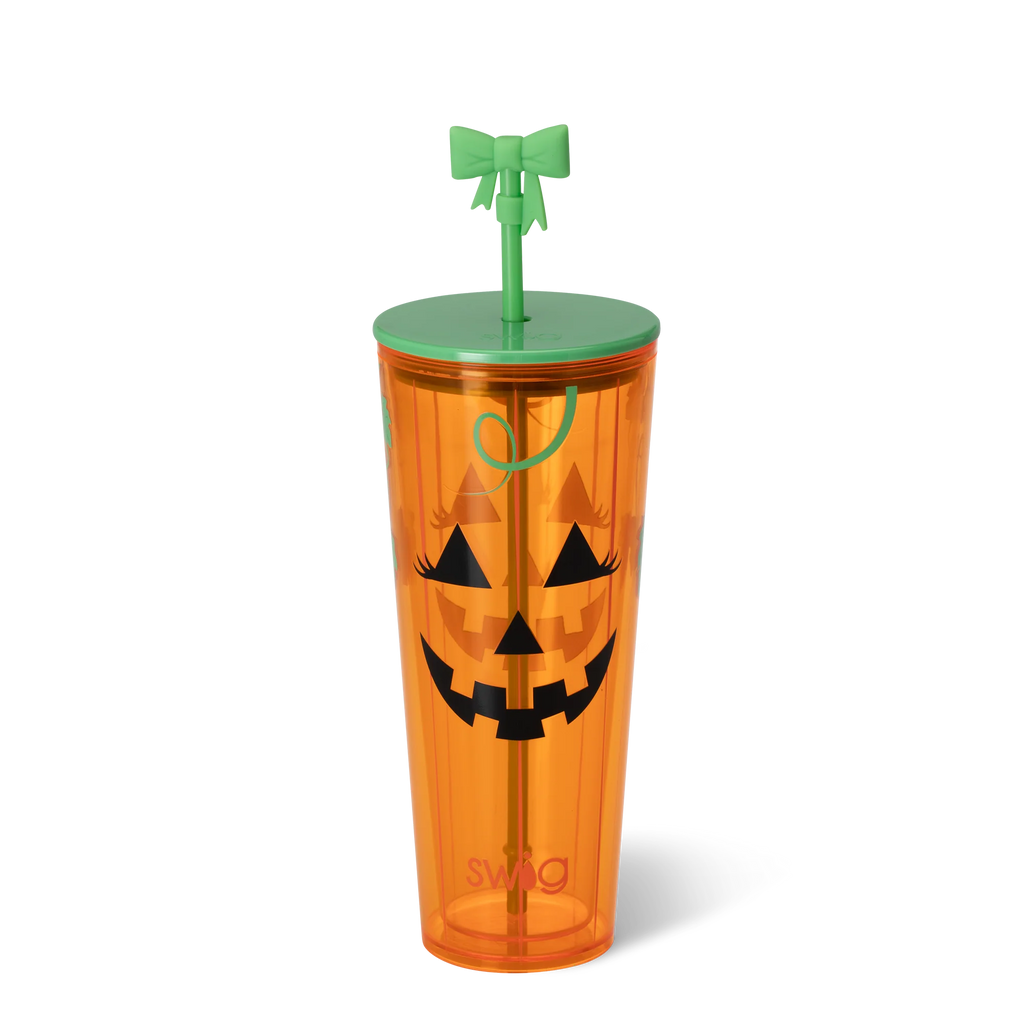 Swig Life 24oz Plastic Tumbler-Boo Crew Pumpkin