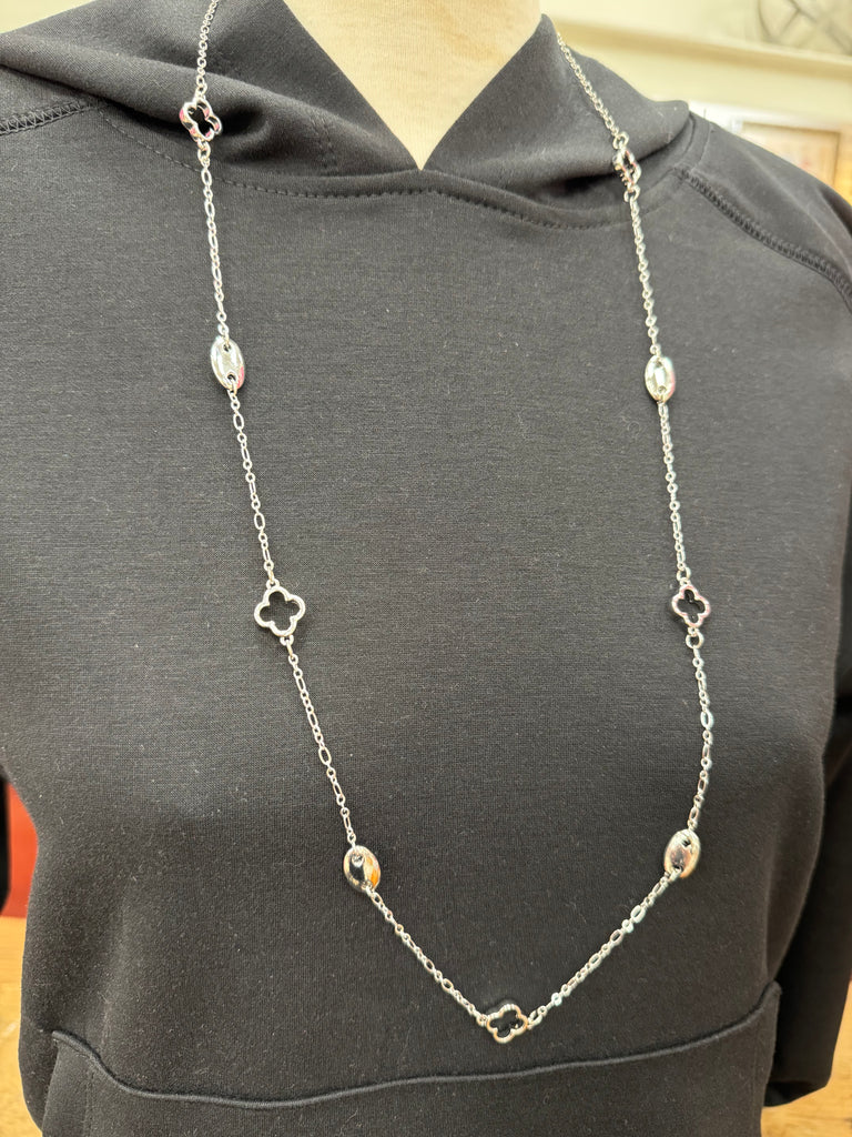 Long Quatrefoil Necklace