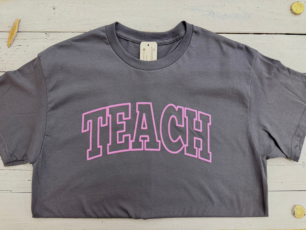 Short Sleeve Teach Graphic Tee