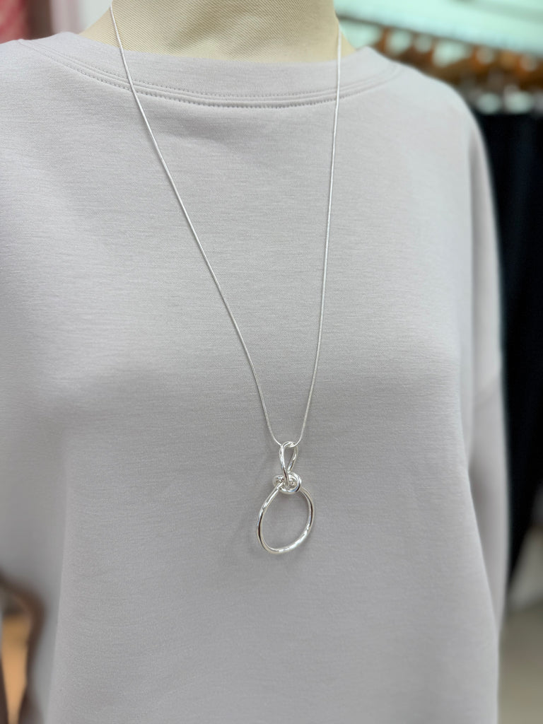 Knotted Long Necklace