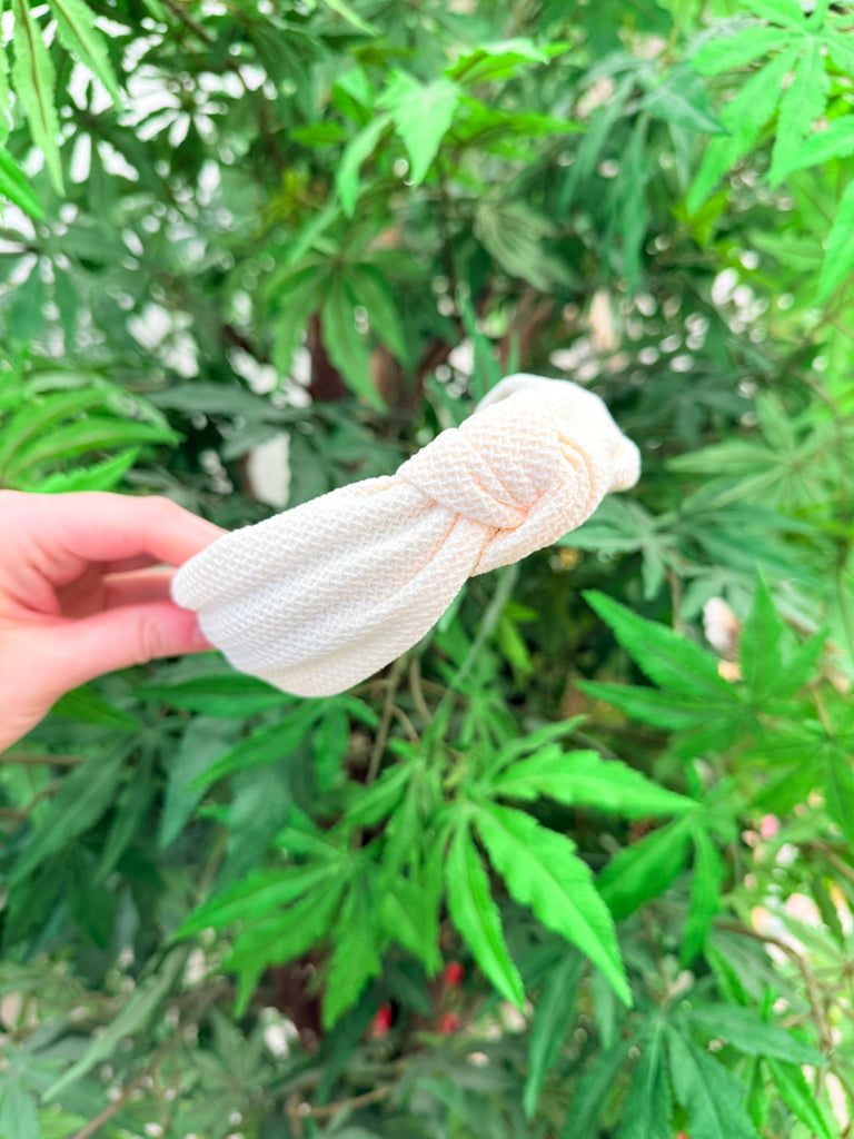 Textured Knotted Headband