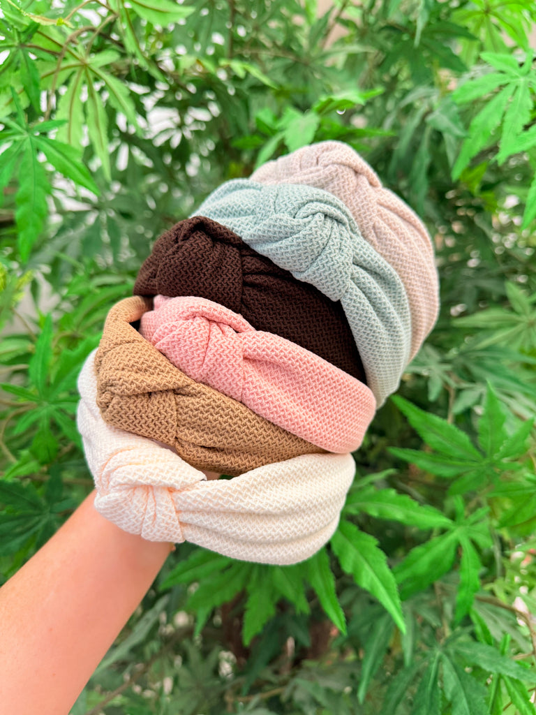Textured Knotted Headband