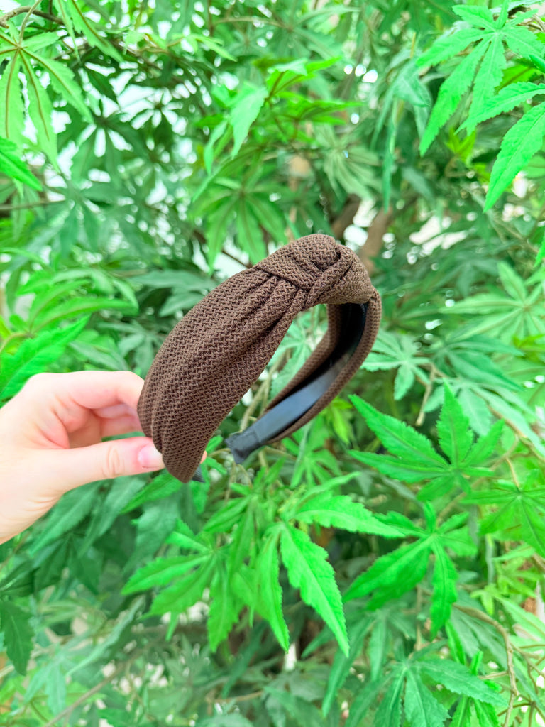 Textured Knotted Headband