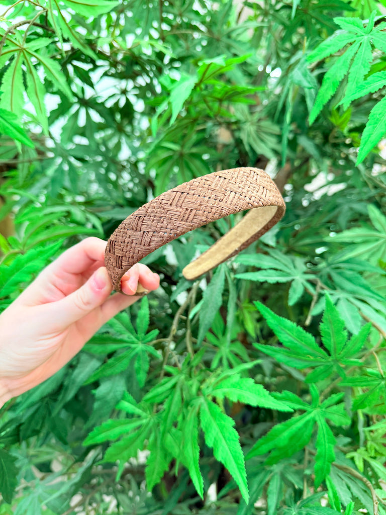 Woven Straw Headbands