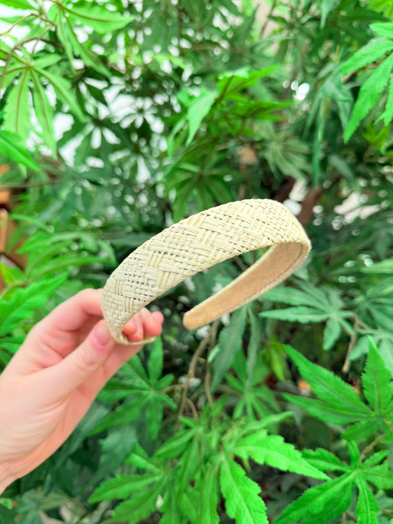 Woven Straw Headbands