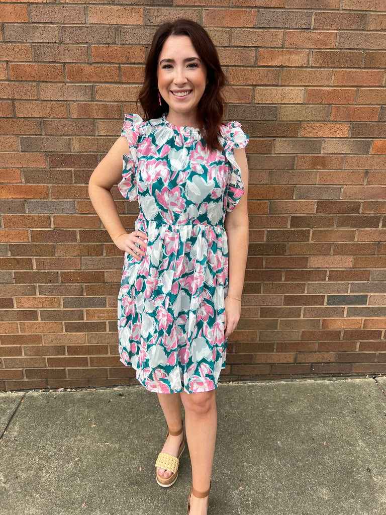 Spring Floral Dress