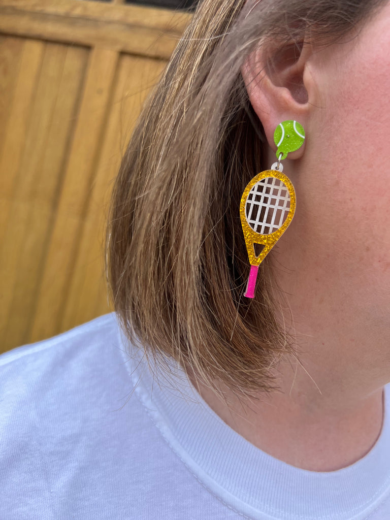 Tennis Acrylic Earring