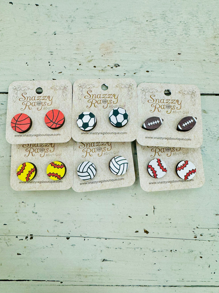 Sports Stud Earrings