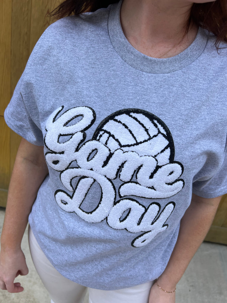 Game Day Volleyball Patch Tee
