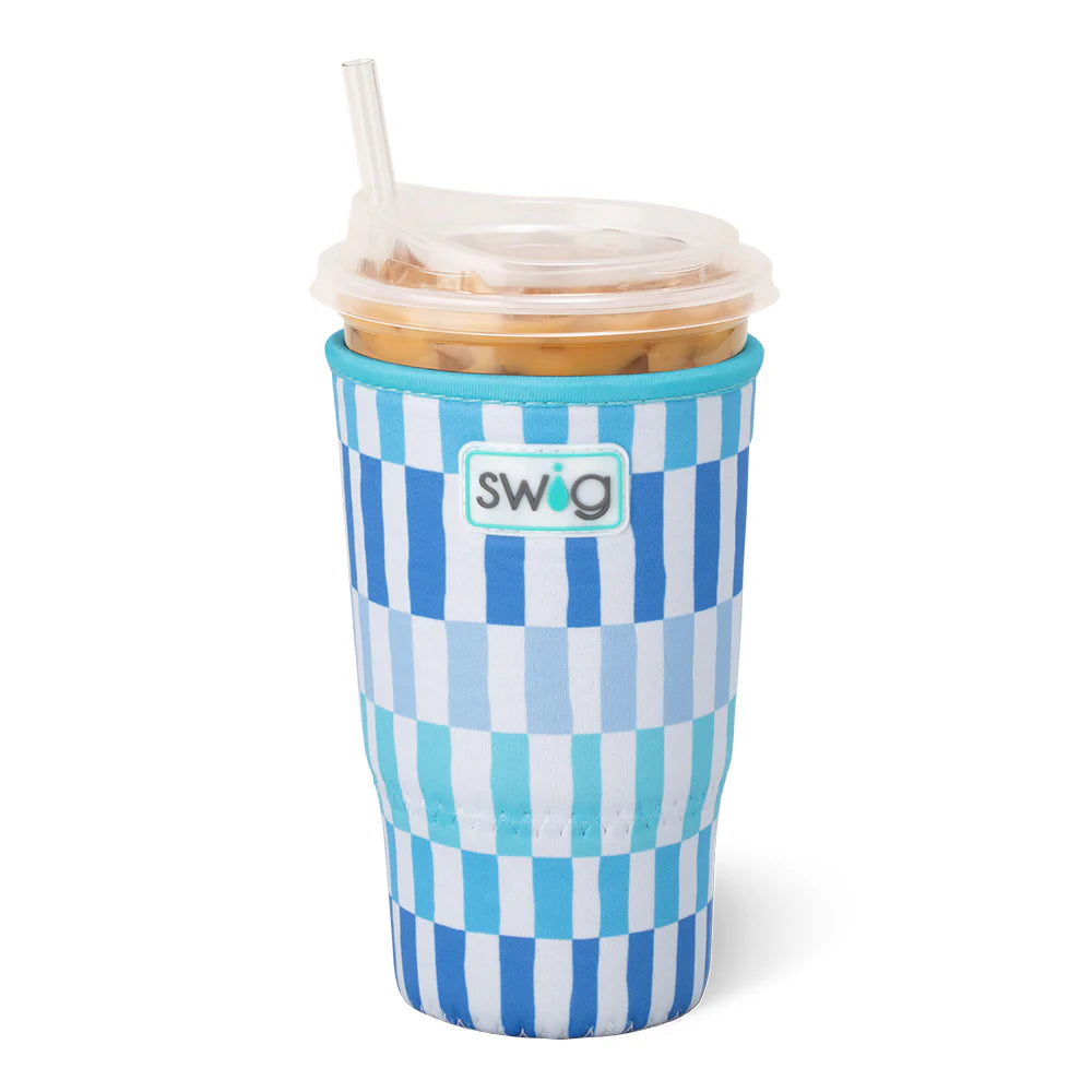 SWIG Large Glacier Stripe Iced Cup Coolie