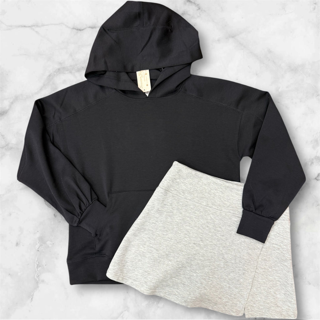 Black Hooded Sweatshirt