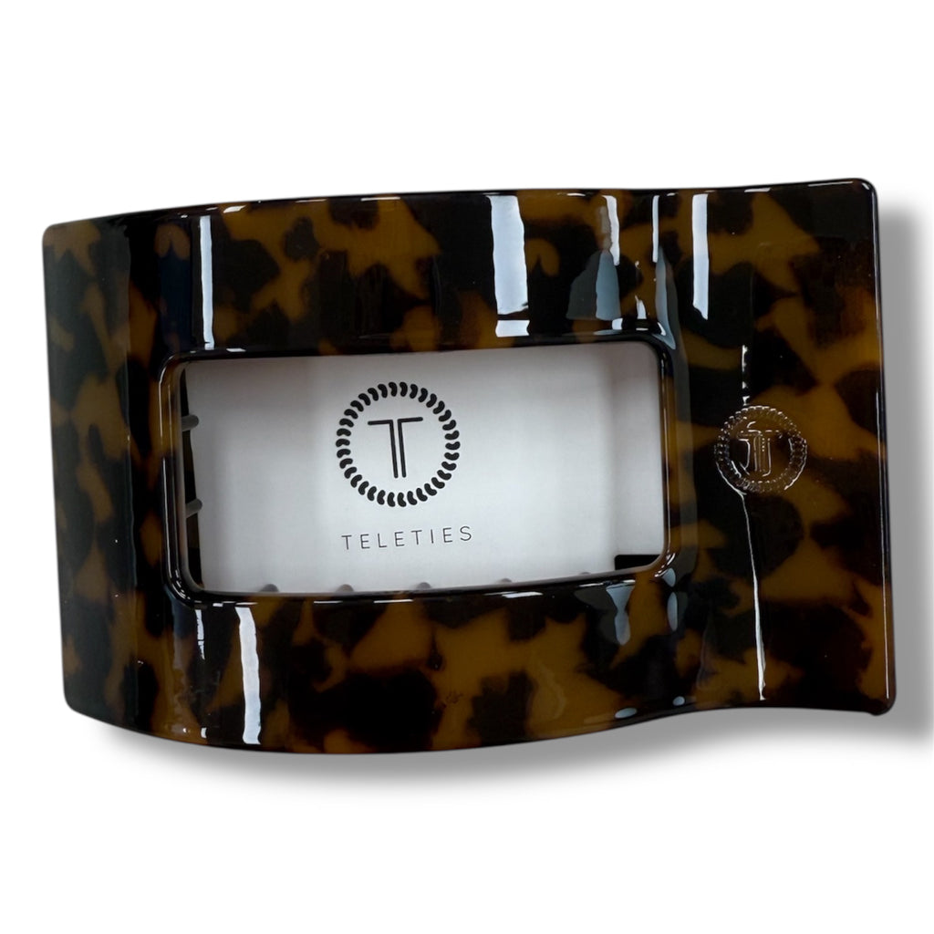 Large Flat Rectangle Teleties Clip