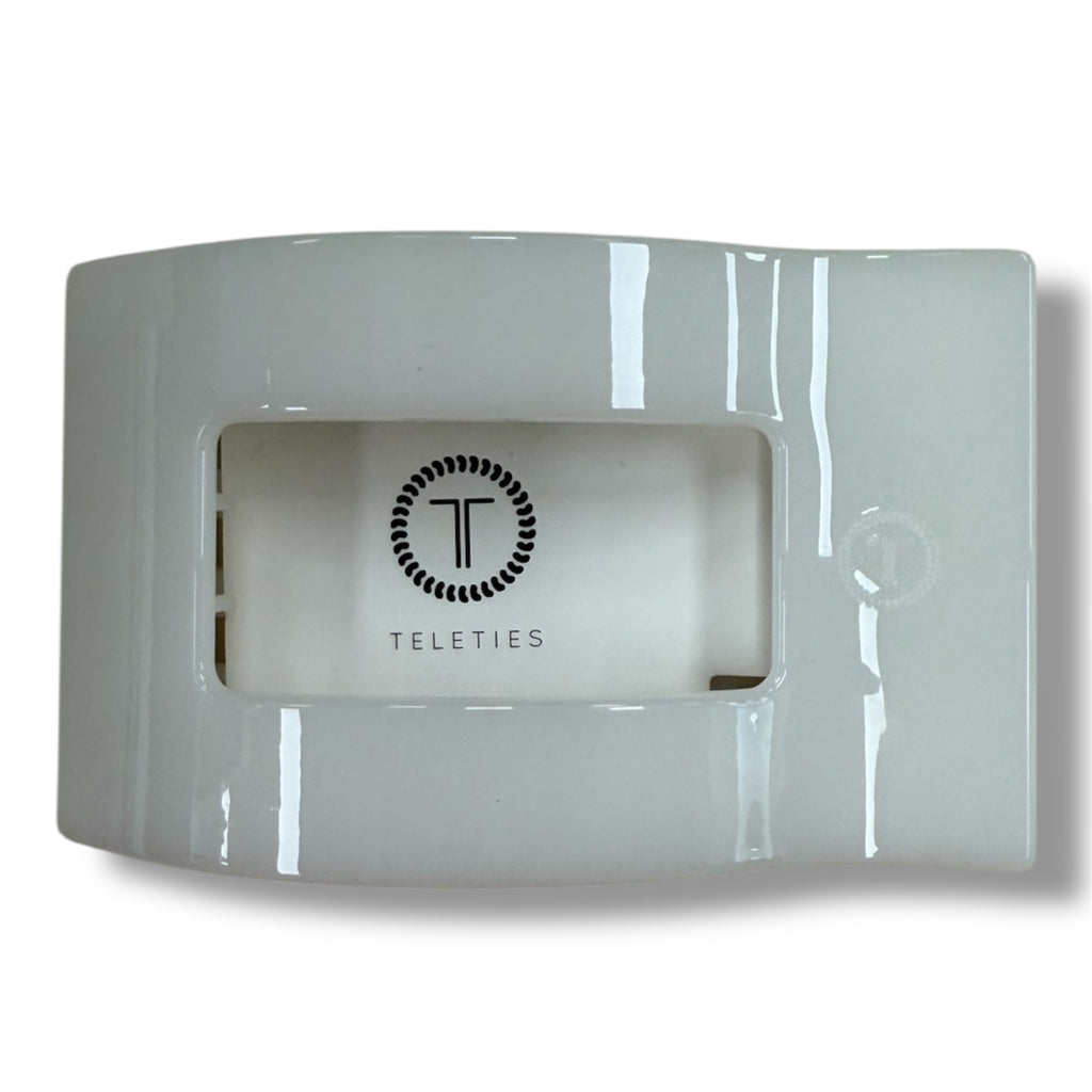 Large Flat Rectangle Teleties Clip