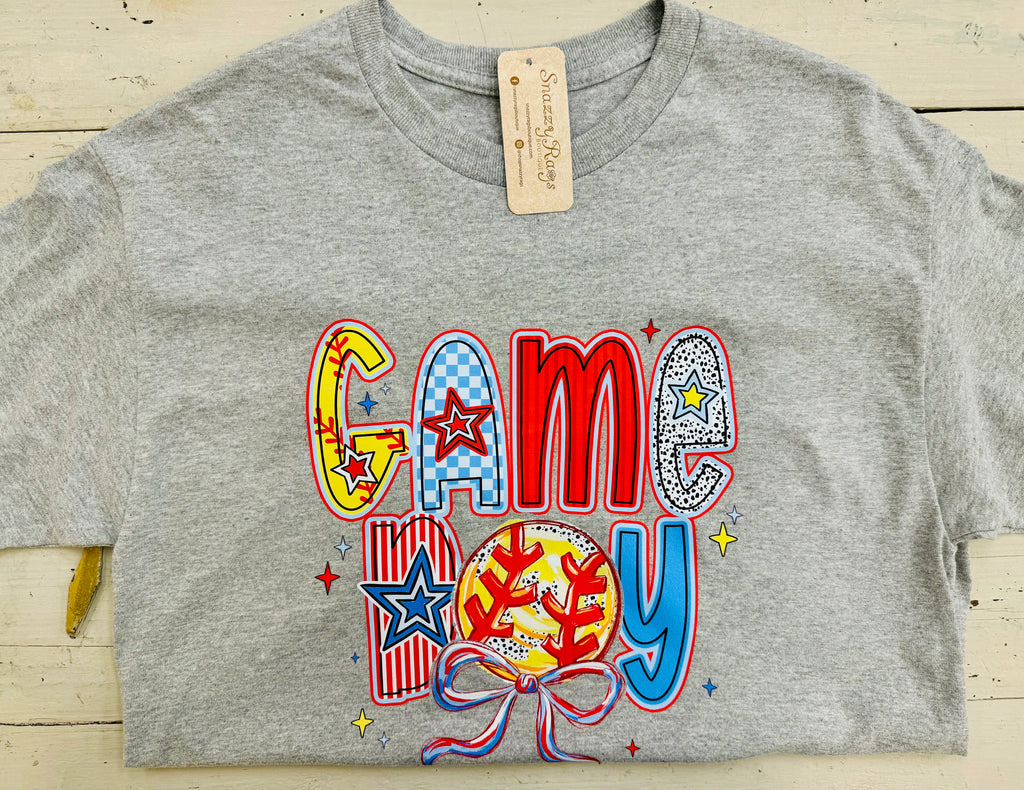 Softball Game Day Graphic Tee