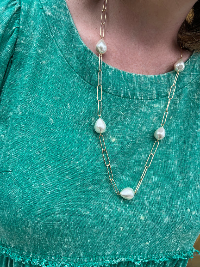 Green Mineral Wash Dress