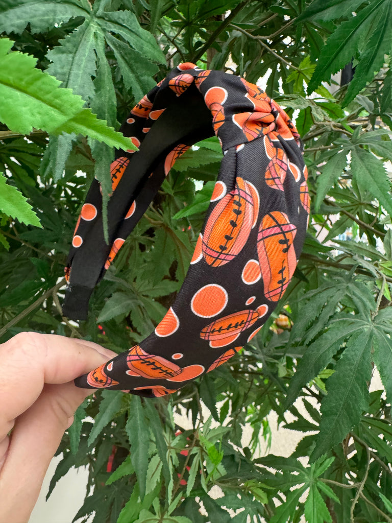 Football Knotted Headband