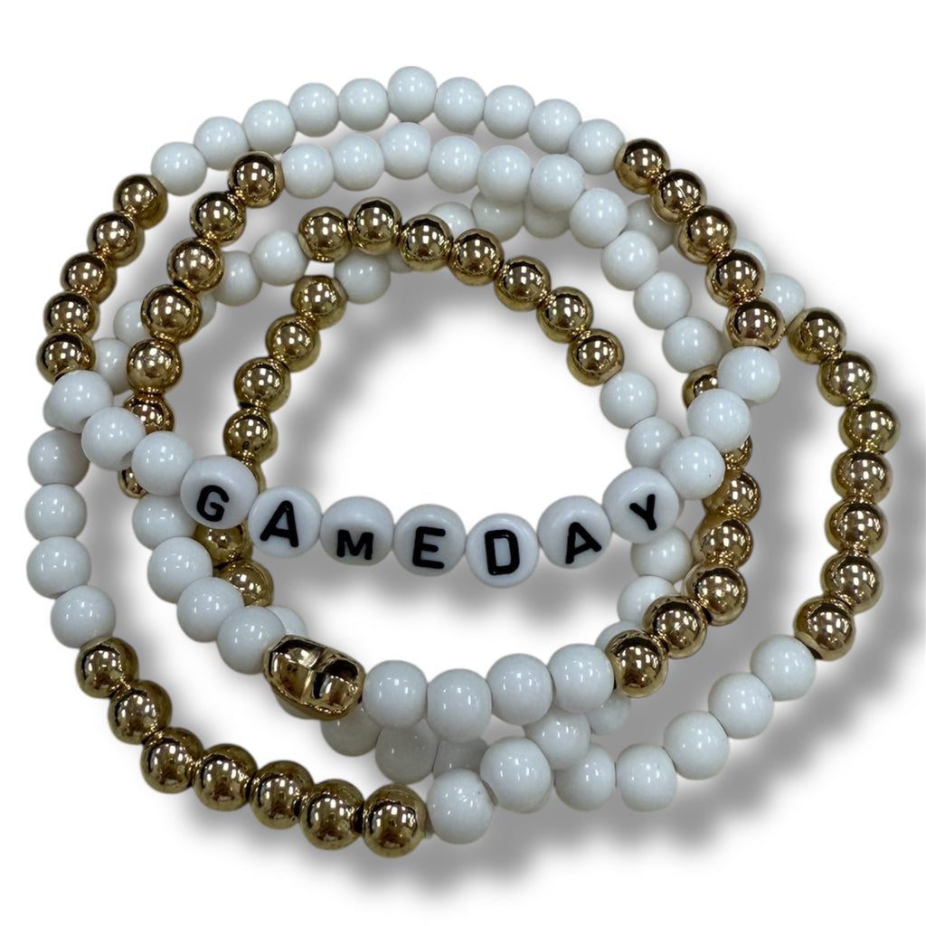 “Game Day” Beaded Bracelets