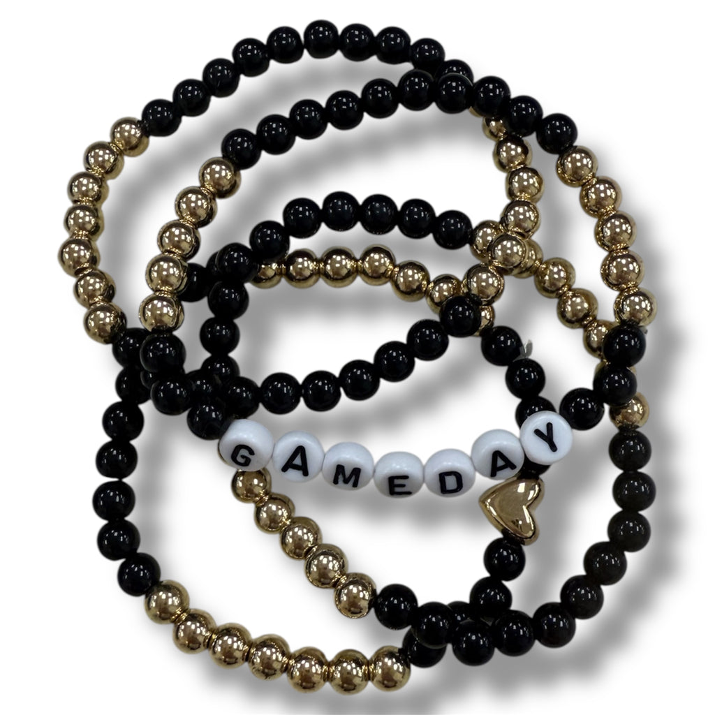 “Game Day” Beaded Bracelets