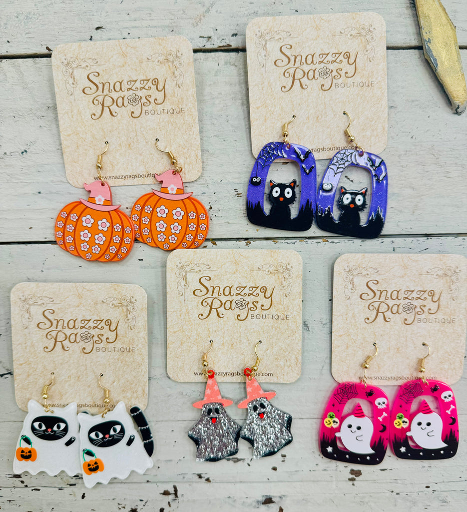 Halloween Acrylic Earring