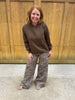 Brown Hooded Sweatshirt