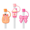 Swig Life Straw Toppers-Pumpkin and Bows