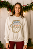 Blue Santa Crewneck Sweatshirt
