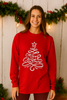 Merry Script Tree Long Sleeve Tee