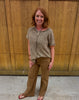 Green Thermal Knit Top