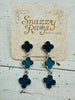 Quatrefoil Drop Earrings