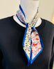 Royal Fall Multi-print Silk Scarf