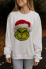 Knitted Grinch Graphic Sweatshirt