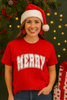 Merry Varsity Tee
