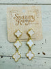 Quatrefoil Drop Earrings