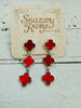 Quatrefoil Drop Earrings