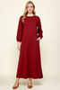 Burgundy Bliss Maxi Dress