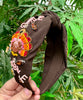 Beaded Turkey Knotted Headband
