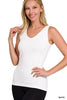 Seamless Round and V Neck Seamless Cami