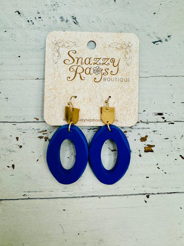 Gold Bow Ribbon Earrings