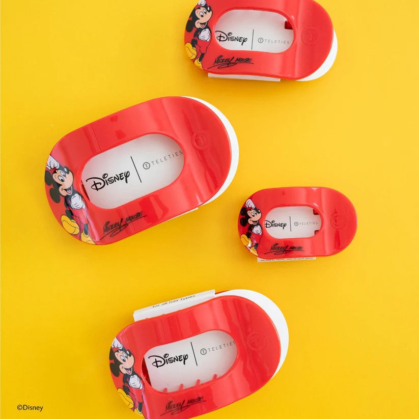 Mickey Mouse Large Flat Round Hair Clip