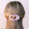 Minnie Mouse Loves Her Bows! Large Flat Round Hair Clip