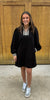 City Stripe Zip Dress