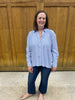 Stripe Button Down Blouse