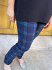 Plaid Pull on Pants