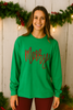 Merry and Bright Tinsel Long Sleeve Graphic Tee