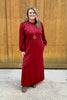 Burgundy Bliss Maxi Dress