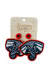 AL Elephant statement earrings