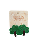 Beaded Clover Earrings